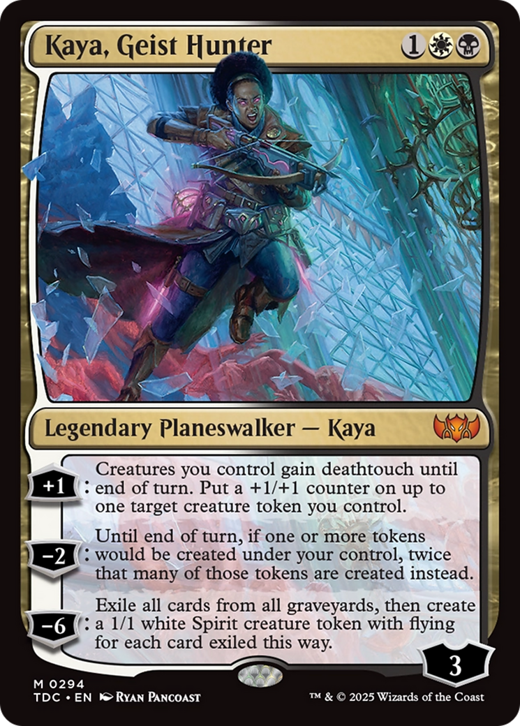 {R} Kaya, Geist Hunter [Tarkir: Dragonstorm Commander][TDC 294]
