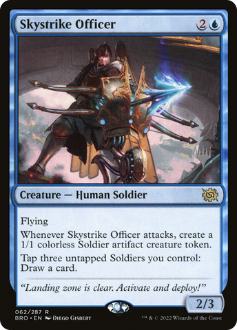 {R} Skystrike Officer [The Brothers' War: Promo Pack][PP BRO 062]