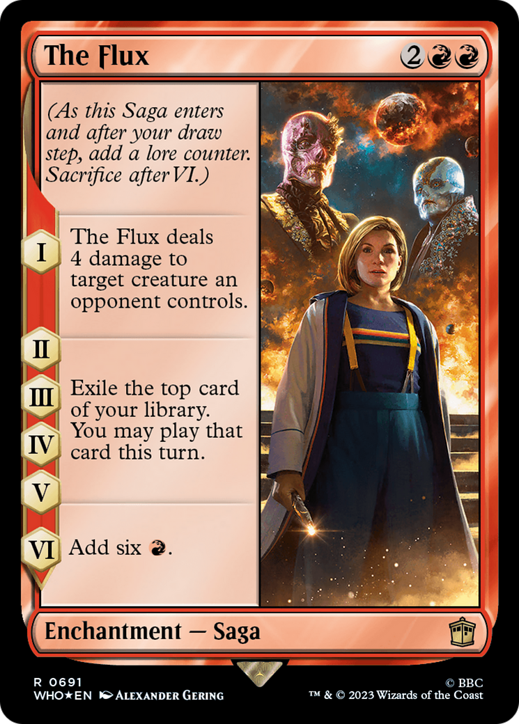 {R} The Flux (Surge Foil) [Doctor Who][WHO 691]