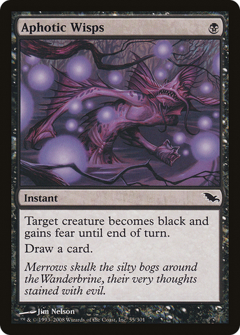{C} Aphotic Wisps [Shadowmoor][SHM 055]
