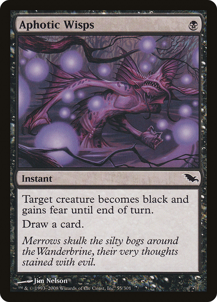{C} Aphotic Wisps [Shadowmoor][SHM 055]