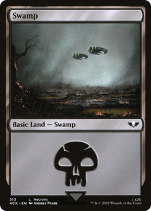 {B}[40K 313] Swamp (313) [Universes Beyond Warhammer 40000]