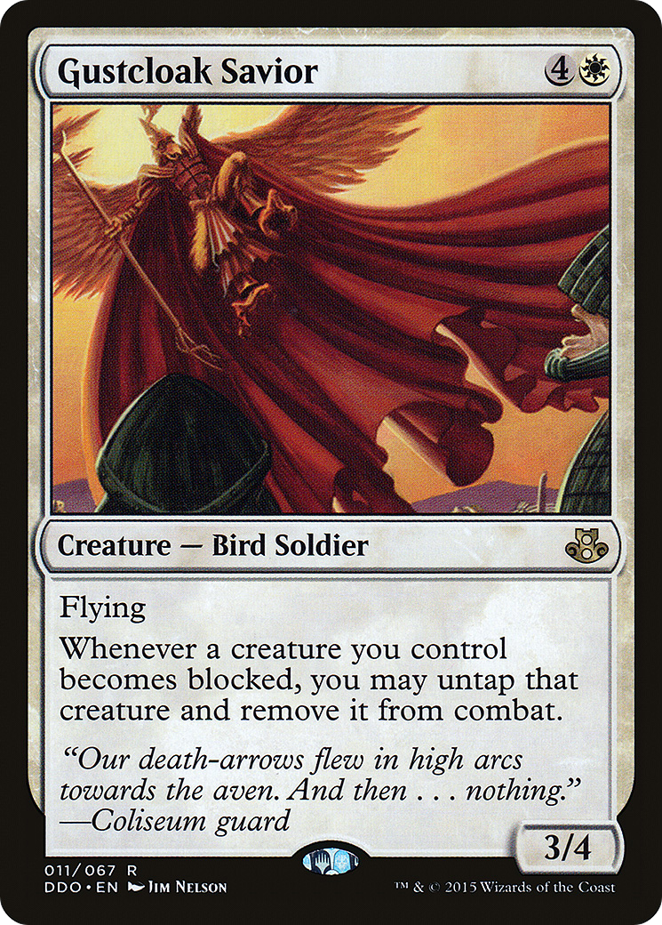{R} Gustcloak Savior [Duel Decks: Elspeth vs. Kiora][DDO 011]