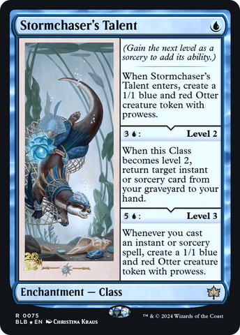 {@R} Stormchaser's Talent [Bloomburrow Prerelease Promos][PR BLB 075]