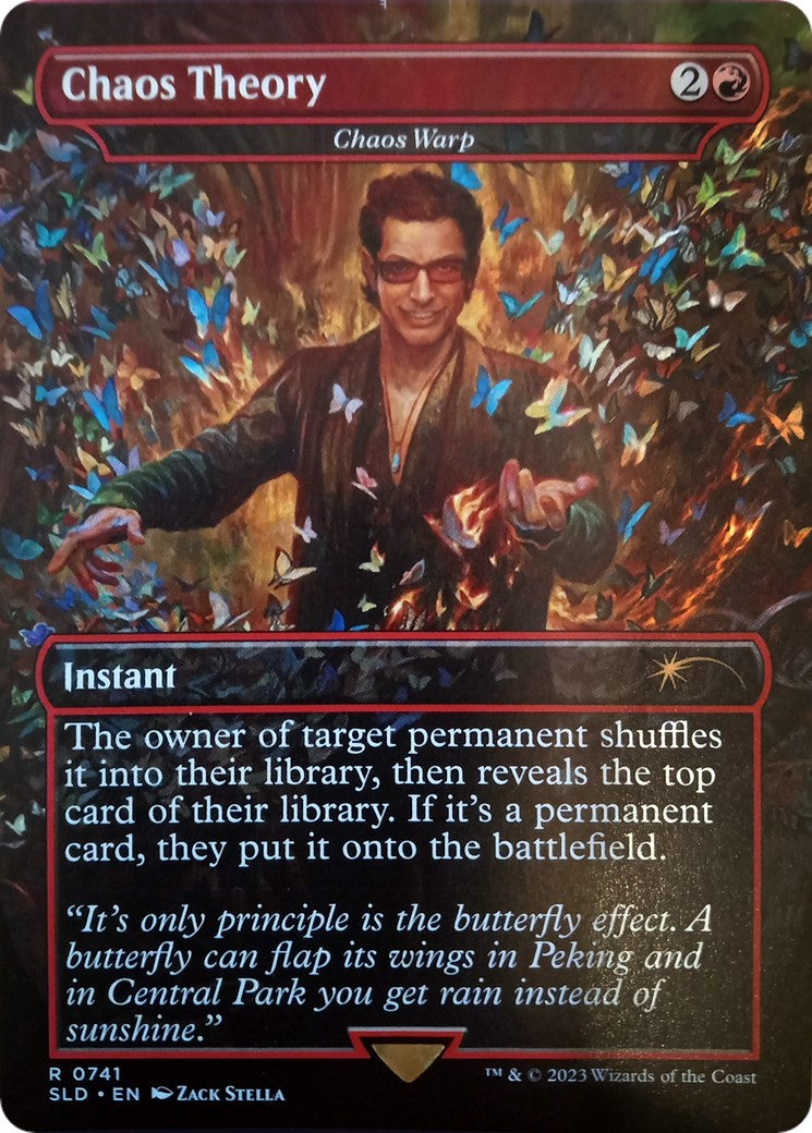 {R} Chaos Theory - Chaos Warp (Rainbow Foil) [Secret Lair Drop Series][RBF SLD 741]