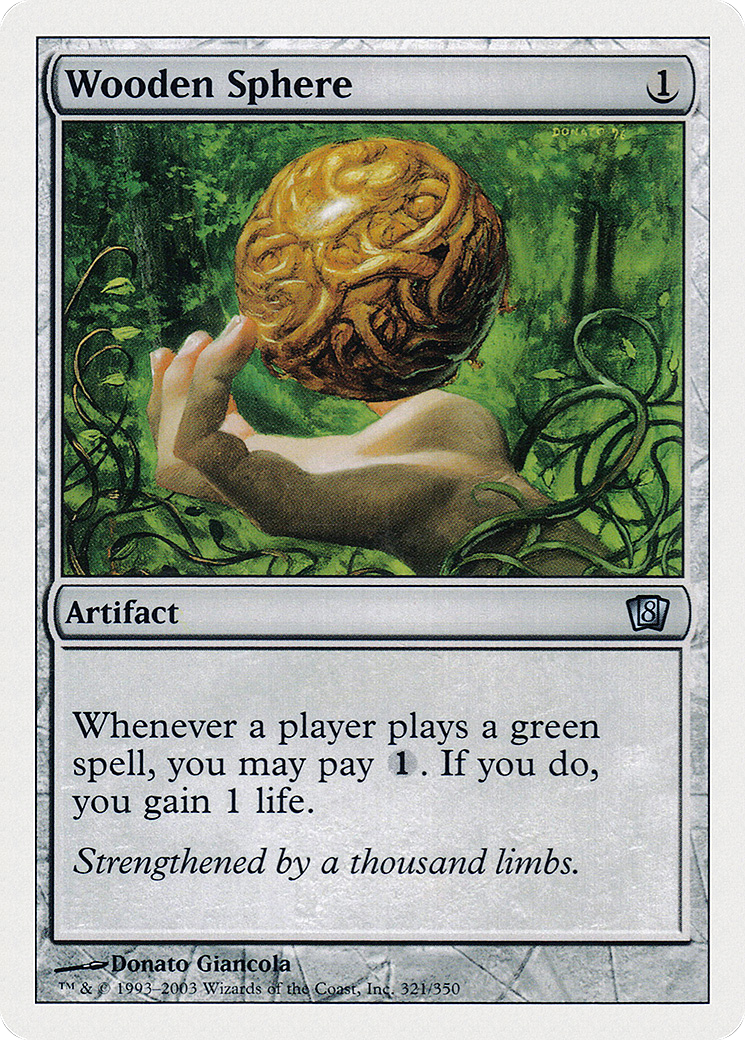 {C} Wooden Sphere [Eighth Edition][8ED 321]