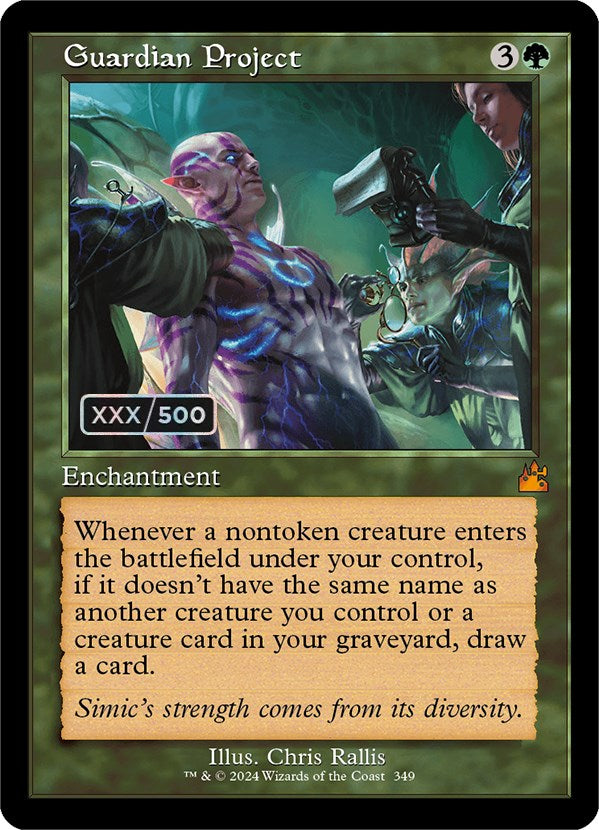{R} Guardian Project (Retro) (Serialized) [Ravnica Remastered][SR RVR 349]