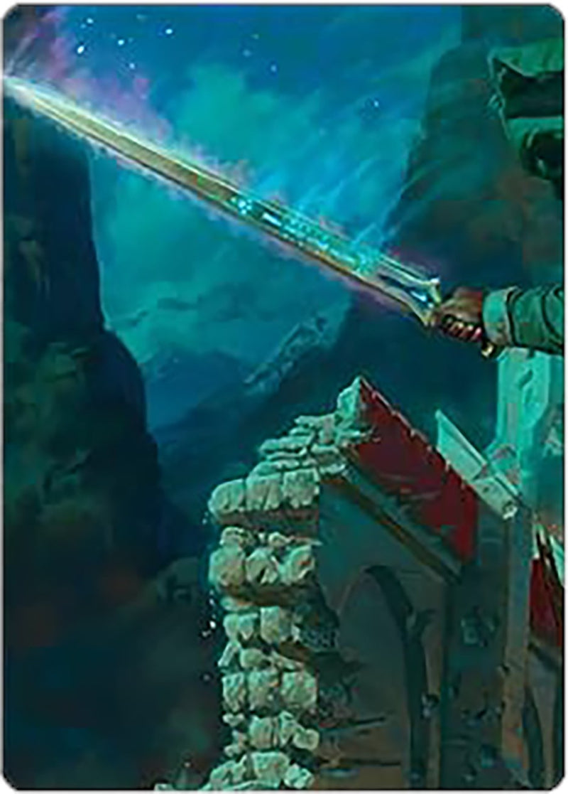 {A} Anduril, Narsil Reforged Art Card [The Lord of the Rings: Tales of Middle-earth Art Series][ALTR 001]