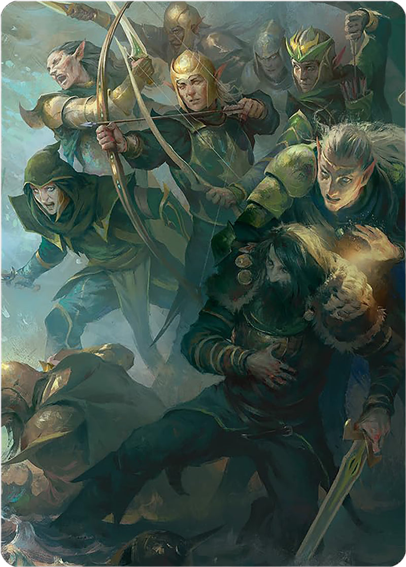 {A} Galadhrim Brigade Art Card [The Lord of the Rings: Tales of Middle-earth Art Series][ALTR 012]