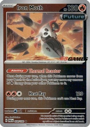 [PKM] Iron Moth (028/182) (EB Games Exclusive) [Miscellaneous Cards]