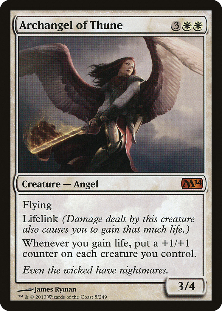 {R} Archangel of Thune [Magic 2014][M14 005] - Misty Mountain Games