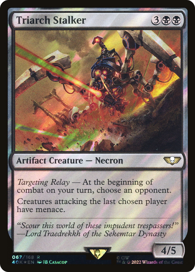 {R} Triarch Stalker (Surge Foil) [Universes Beyond: Warhammer 40,000][SF 40K 067]