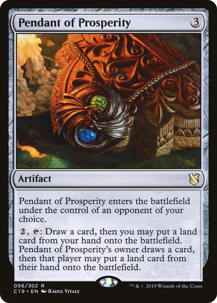 {R} Pendant of Prosperity [Commander 2019][C19 056]
