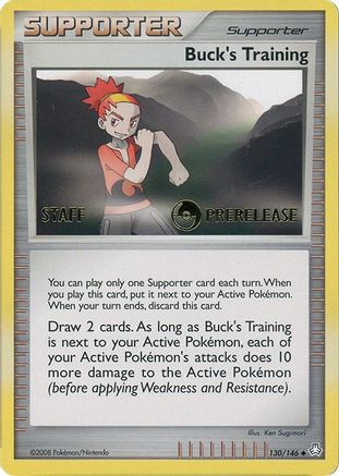 [PKM] Buck's Training (Prerelease) [Staff] (130/146) [Miscellaneous Cards & Products]
