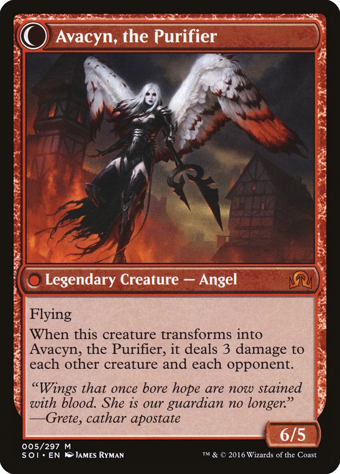 {R} Archangel Avacyn // Avacyn, the Purifier [Shadows over Innistrad][SOI 005]