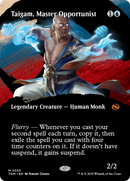 {@R} Taigam, Master Opportunist (Borderless) [Tarkir: Dragonstorm][TDM 335]