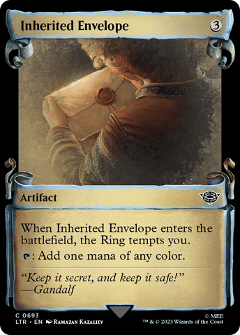 {C} Inherited Envelope [The Lord of the Rings: Tales of Middle-Earth Showcase Scrolls][LTR 693]