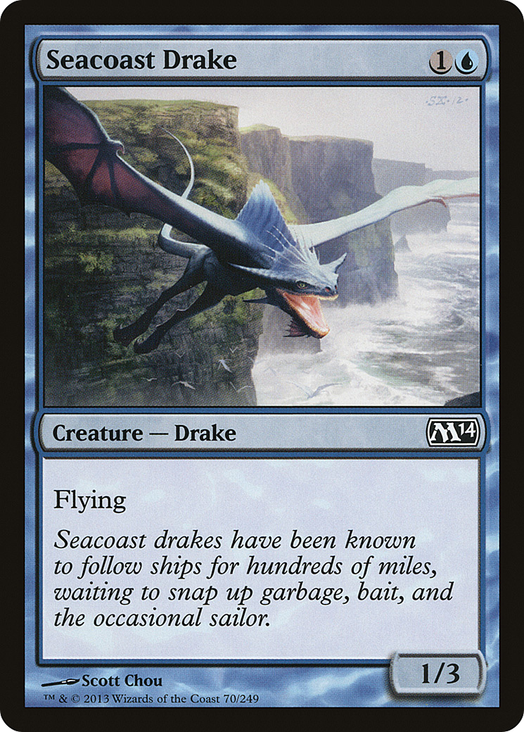 {C} Seacoast Drake [Magic 2014][M14 070]