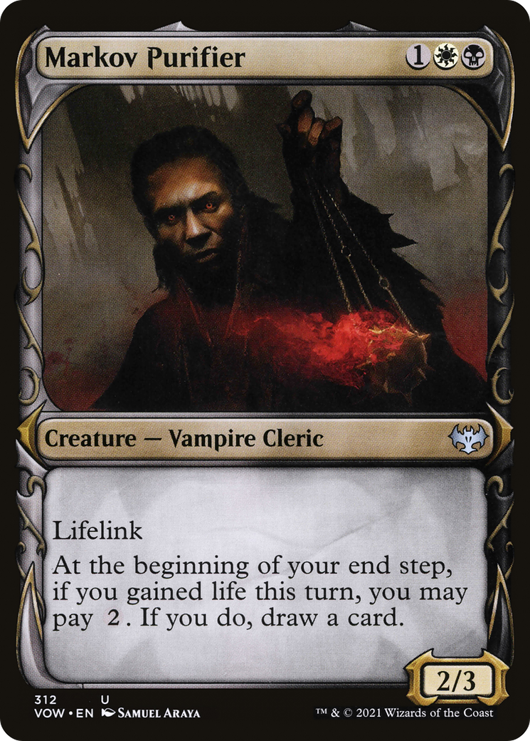 {C} Markov Purifier (Showcase Fang Frame) [Innistrad: Crimson Vow][VOW 312]