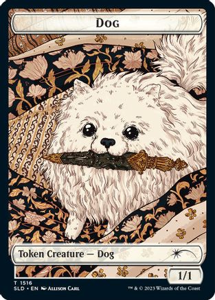 {C} Dog // Cat Double-Sided Token (Foil) [Secret Lair Drop Series] [SLD 1516 // 1517]