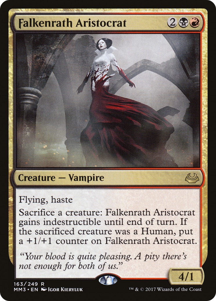 {R} Falkenrath Aristocrat [Modern Masters 2017][MM3 163]