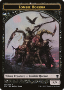 {T} Zombie Horror Token [Dragons of Tarkir Tokens][TDTK 004]