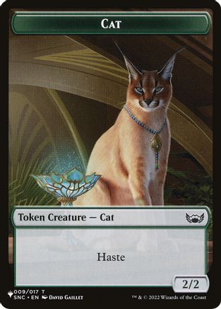 {T} Cat (009) // Rat Double-Sided Token [Secret Lair Commander Deck: Raining Cats and Dogs Tokens][TSLD 9//3]