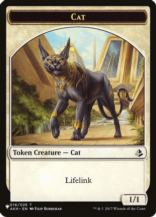 {T} Cat (016) // Dog Double-Sided Token [Secret Lair Commander Deck: Raining Cats and Dogs Tokens][TSLD 16//10]