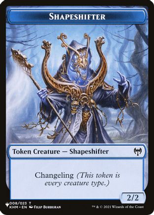 {T} Shapeshifter // Rat Double-Sided Token [Secret Lair Commander Deck: Raining Cats and Dogs Tokens][TSLD 8//3]