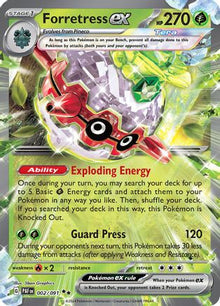 [PKM] Forretress ex (002/091) [Scarlet & Violet: Paldean Fates]