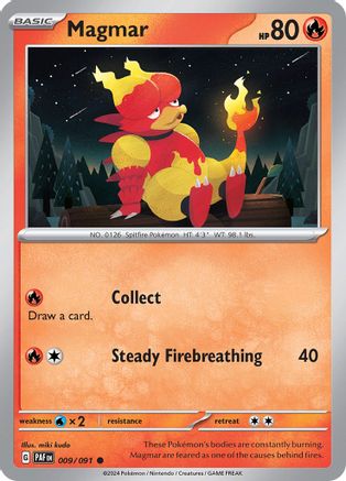 [PKM-C] Magmar (009/091) [Scarlet & Violet: Paldean Fates]