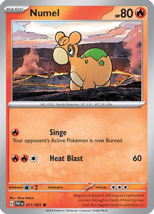 [PKM] Numel (011/091) [Scarlet & Violet: Paldean Fates]
