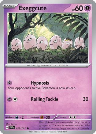 [PKM] Exeggcute (023/091) [Scarlet & Violet: Paldean Fates]