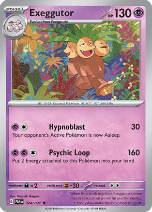 [PKM] Exeggutor (024/091) [Scarlet & Violet: Paldean Fates]