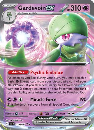 [PKM-R] Gardevoir ex (029/091) [Scarlet & Violet: Paldean Fates]