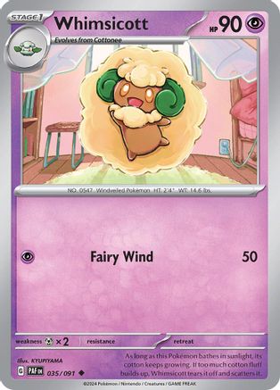 [PKM-C] Whimsicott (035/091) [Scarlet & Violet: Paldean Fates]