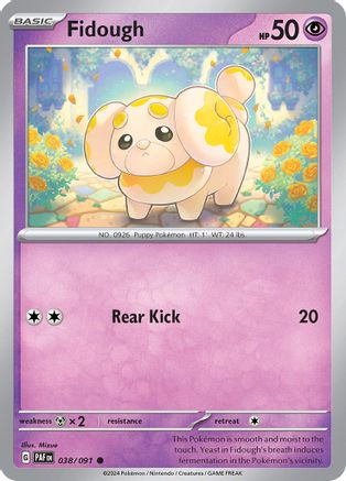 [PKM] Fidough (038/091) [Scarlet & Violet: Paldean Fates]