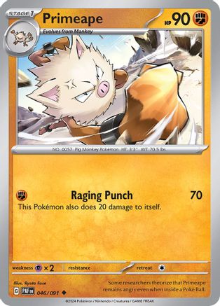 [PKM] Primeape (046/091) [Scarlet & Violet: Paldean Fates]