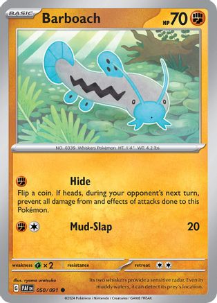 [PKM-C] Barboach (050/091) [Scarlet & Violet: Paldean Fates]