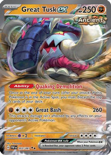 [PKM] Great Tusk ex (053/091) [Scarlet & Violet: Paldean Fates]