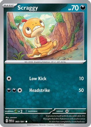 [PKM] Scraggy (060/091) [Scarlet & Violet: Paldean Fates]