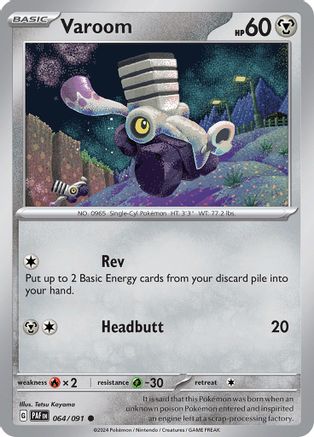 [PKM] Varoom (064/091) [Scarlet & Violet: Paldean Fates]