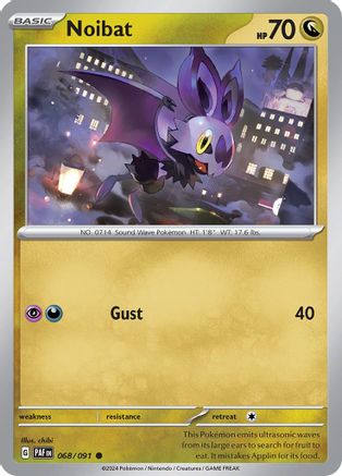 [PKM] Noibat (068/091) [Scarlet & Violet: Paldean Fates]