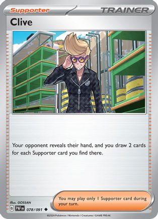 [TR] Clive (078/091) [Scarlet & Violet: Paldean Fates]