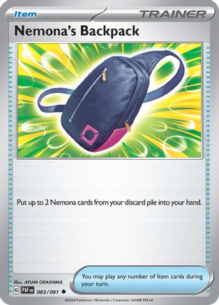 [PKM] Nemona's Backpack (083/091) [Scarlet & Violet: Paldean Fates]
