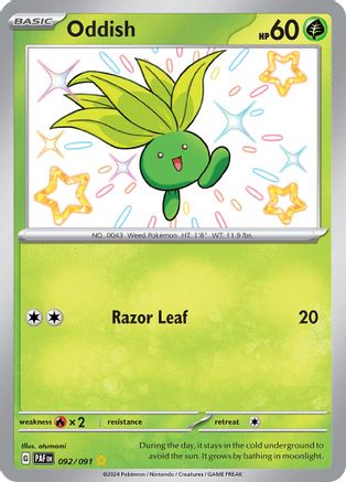 [PKM-R] Oddish (092/091) [Scarlet & Violet: Paldean Fates]