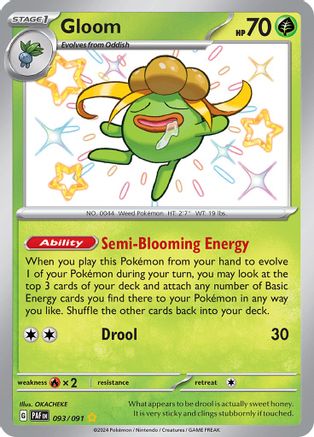 [PKM] Gloom (093/091) [Scarlet & Violet: Paldean Fates]