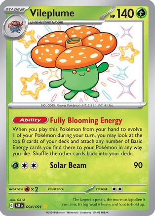 [PKM] Vileplume (094/091) [Scarlet & Violet: Paldean Fates]