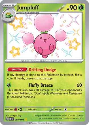 [PKM-R] Jumpluff (098/091) [Scarlet & Violet: Paldean Fates]