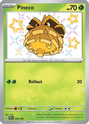[PKM] Pineco (099/091) [Scarlet & Violet: Paldean Fates]